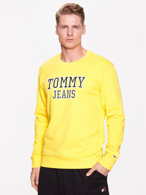 Tommy Jeans Tommy Jeans Суитшърт Entry Graphic DM0DM16366 Жълт Regular Fit