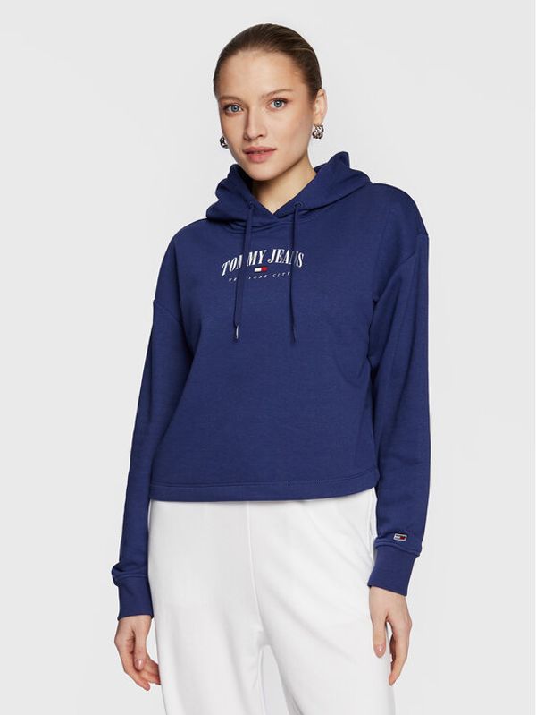 Tommy Jeans Tommy Jeans Суитшърт Essential Logo DW0DW14852 Тъмносин Relaxed Fit