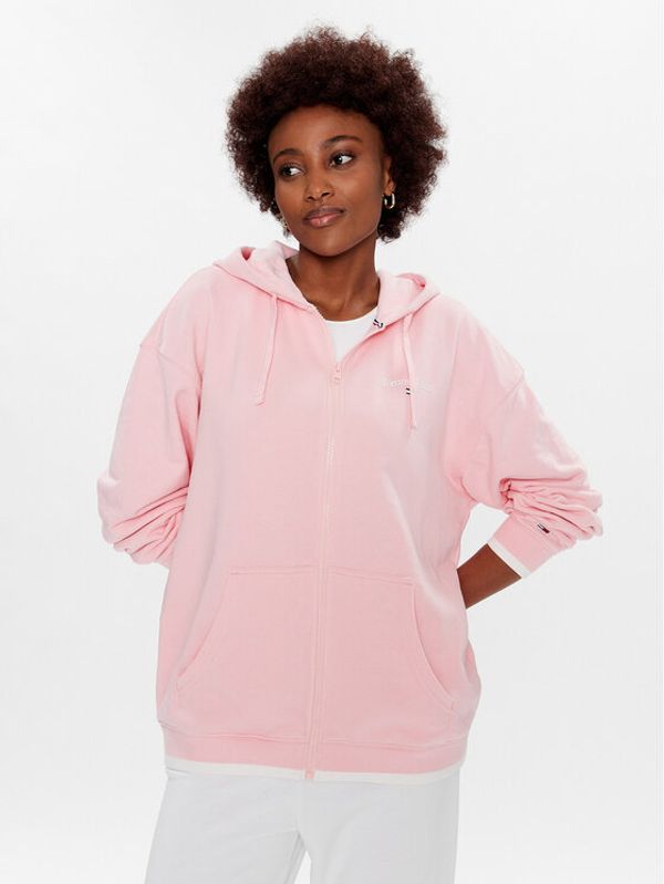 Tommy Jeans Tommy Jeans Суитшърт Linear DW0DW14856 Розов Regular Fit