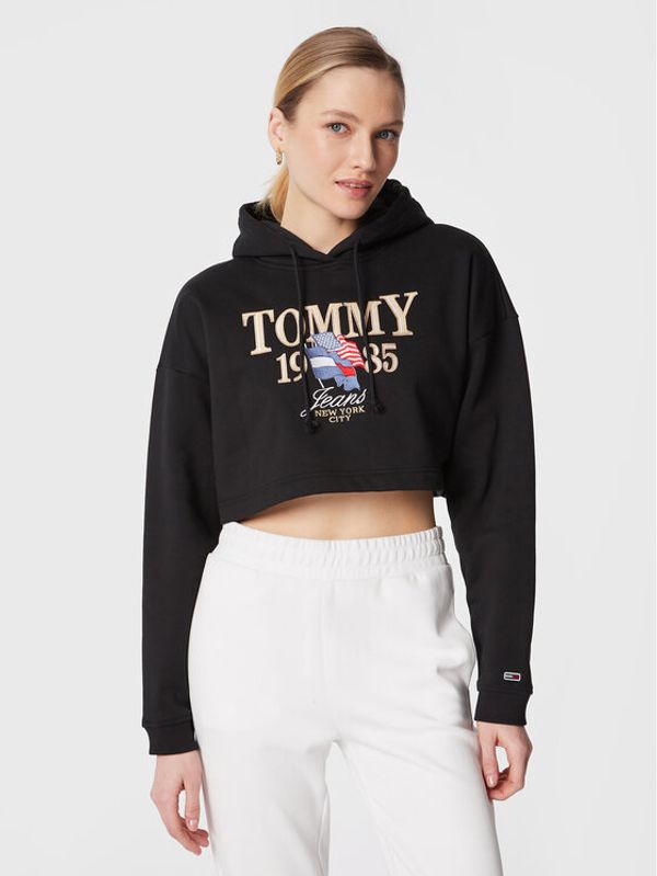 Tommy Jeans Tommy Jeans Суитшърт Luxe 3 DW0DW15061 Черен Regular Fit