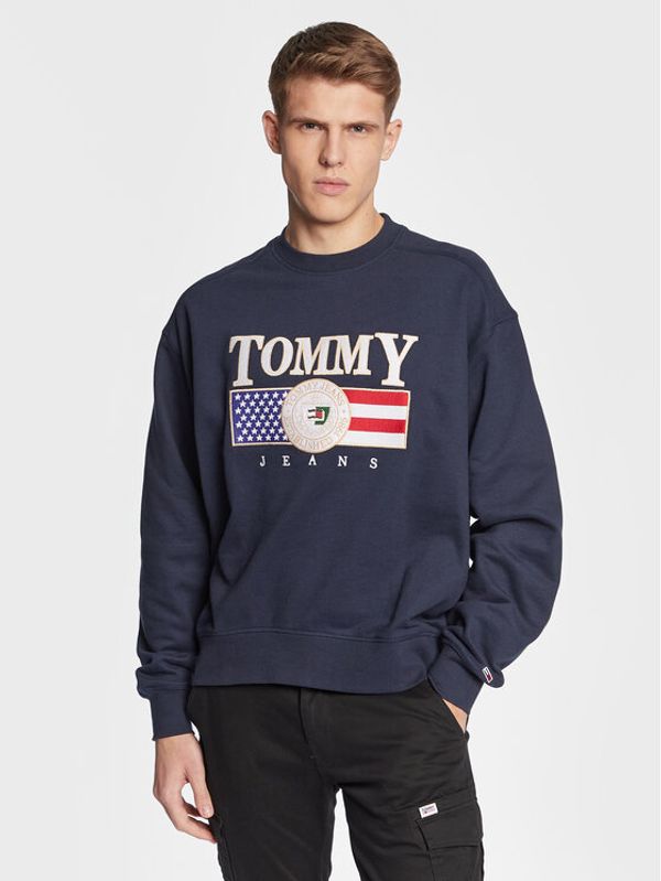 Tommy Jeans Tommy Jeans Суитшърт Luxe DM0DM15717 Тъмносин Comfort Fit