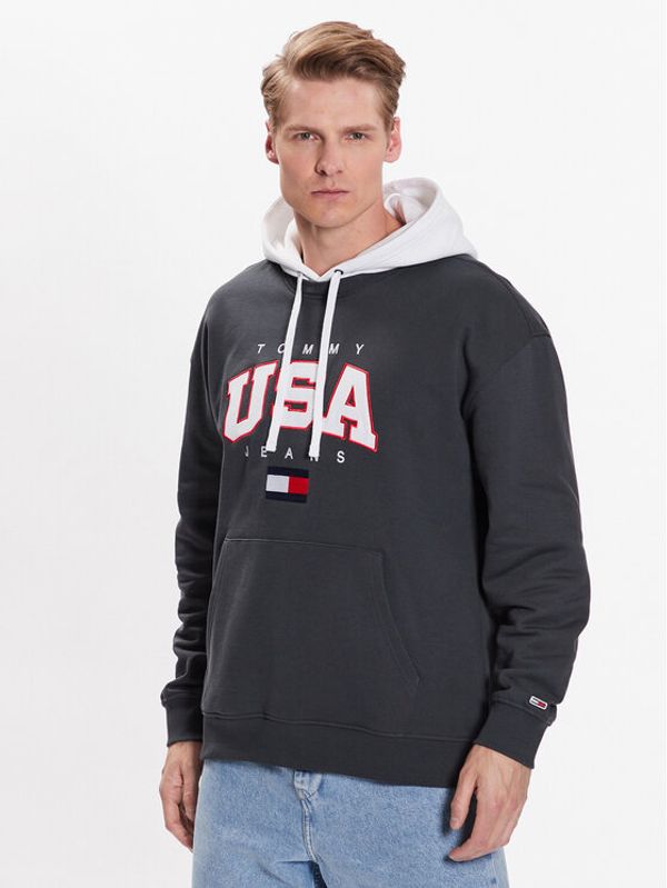 Tommy Jeans Tommy Jeans Суитшърт Modern Sport Usa DM0DM16359 Сив Relaxed Fit