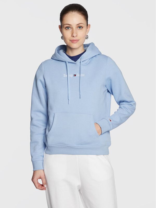 Tommy Jeans Tommy Jeans Суитшърт Serif Linear DW0DW14362 Син Regular Fit