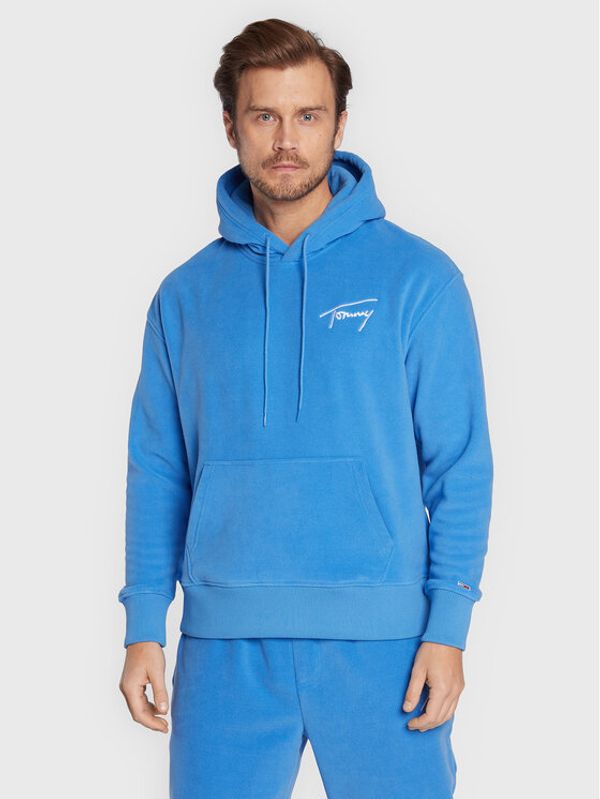 Tommy Jeans Tommy Jeans Суитшърт Signature DM0DM15030 Син Relaxed Fit