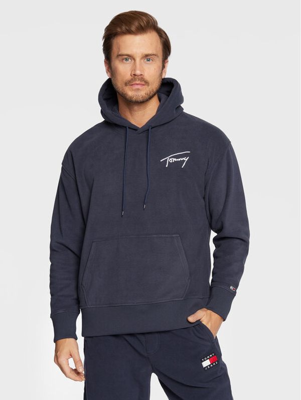Tommy Jeans Tommy Jeans Суитшърт Signature DM0DM15030 Тъмносин Relaxed Fit