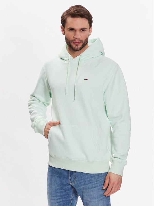 Tommy Jeans Tommy Jeans Суитшърт Solid DM0DM16382 Зелен Regular Fit