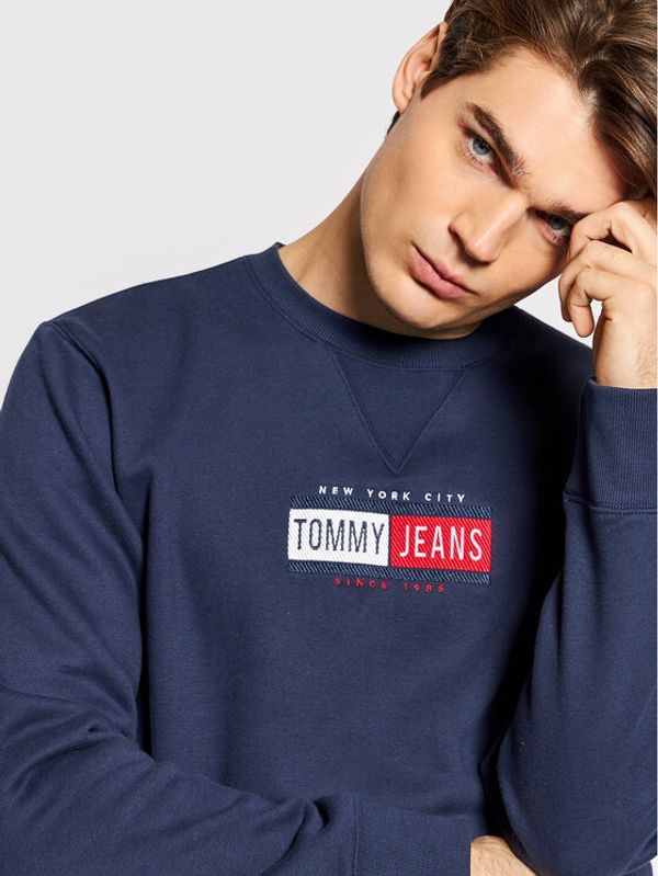 Tommy Jeans Tommy Jeans Суитшърт Timeless DM0DM11631 Кафяв Regular Fit