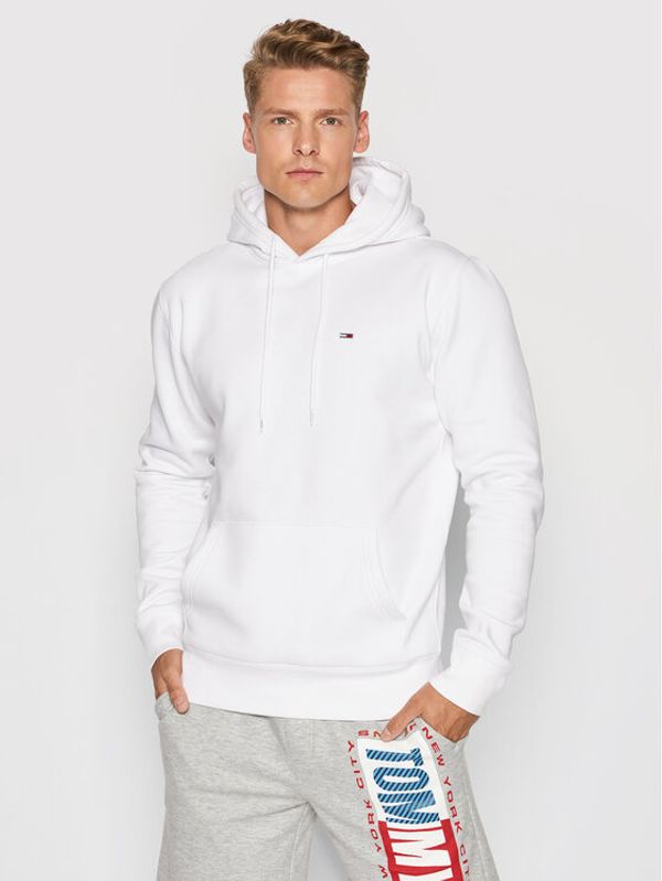 Tommy Jeans Tommy Jeans Суитшърт Tjm Fleece Hoodie DM0DM09593 Бял Regular Fit