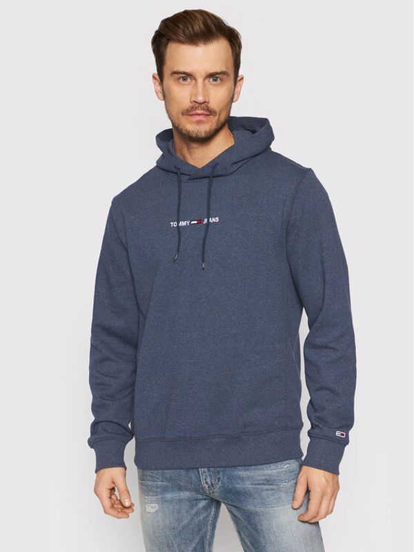 Tommy Jeans Tommy Jeans Суитшърт Tjm Straight Logo DM0DM11632 Тъмносин Regular Fit