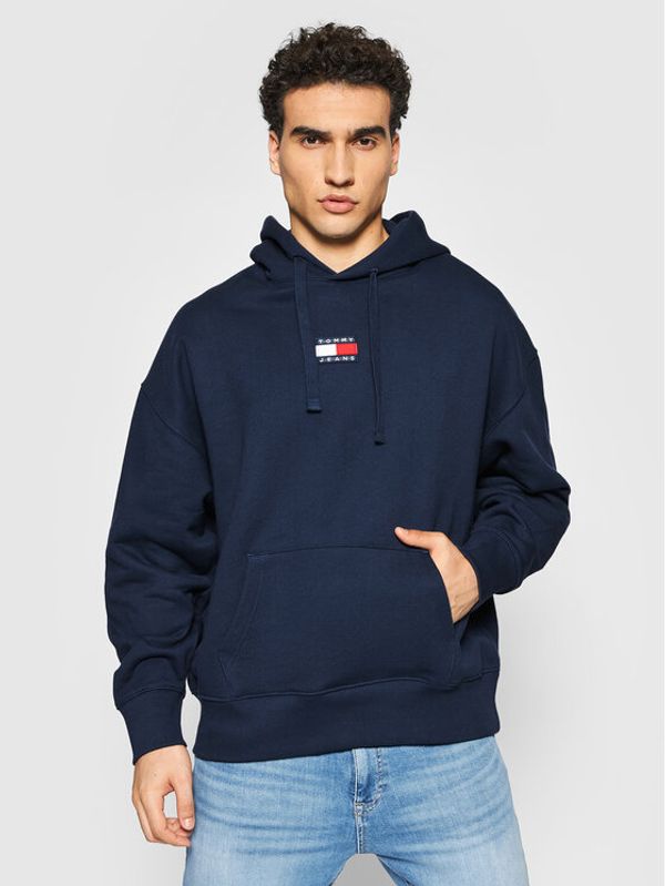 Tommy Jeans Tommy Jeans Суитшърт Tommy Badge DM0DM10904 Тъмносин Regular Fit