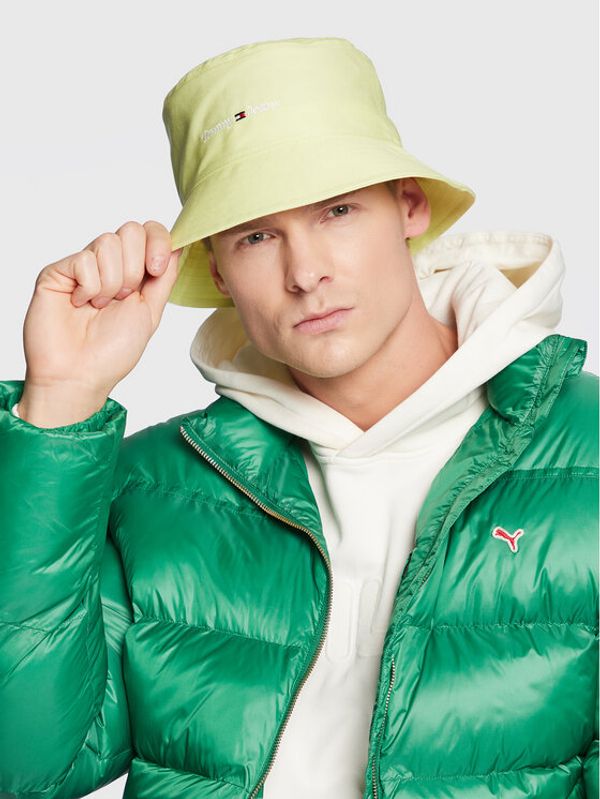 Tommy Jeans Tommy Jeans Текстилна шапка Sport Bucket AW0AW14597 Жълт