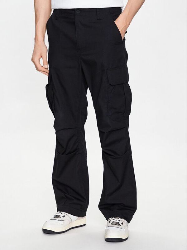 Tommy Jeans Tommy Jeans Текстилни панталони Aiden DM0DM15970 Черен Baggy Fit