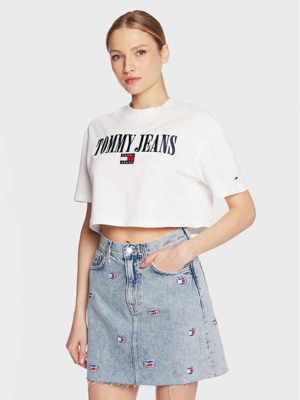 Tommy Jeans Tommy Jeans Тишърт Archive 2 DW0DW14913 Бял Regular Fit