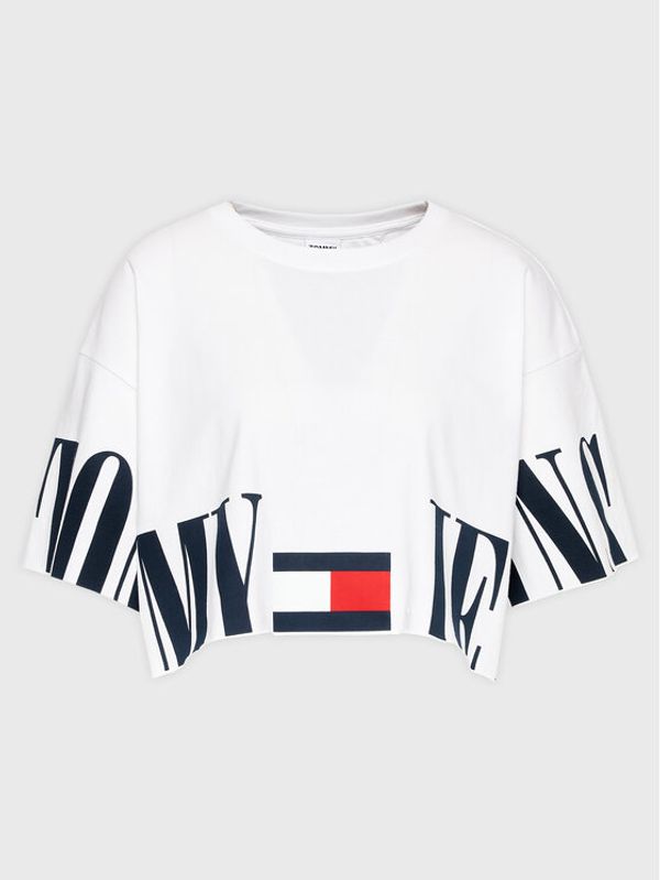 Tommy Jeans Tommy Jeans Тишърт Archive 2 DW0DW15460 Бял Oversize