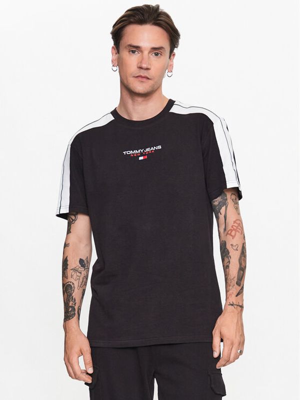 Tommy Jeans Tommy Jeans Тишърт Detail DM0DM16893 Черен Regular Fit