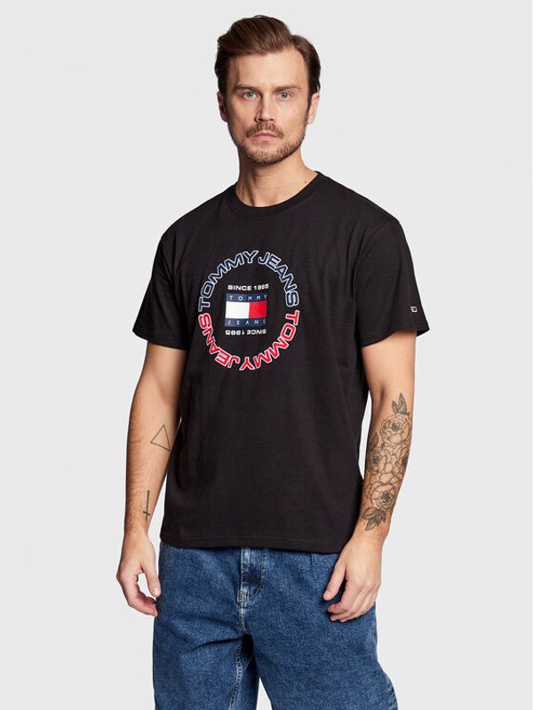Tommy Jeans Tommy Jeans Тишърт DM0DM15676 Черен Relaxed Fit