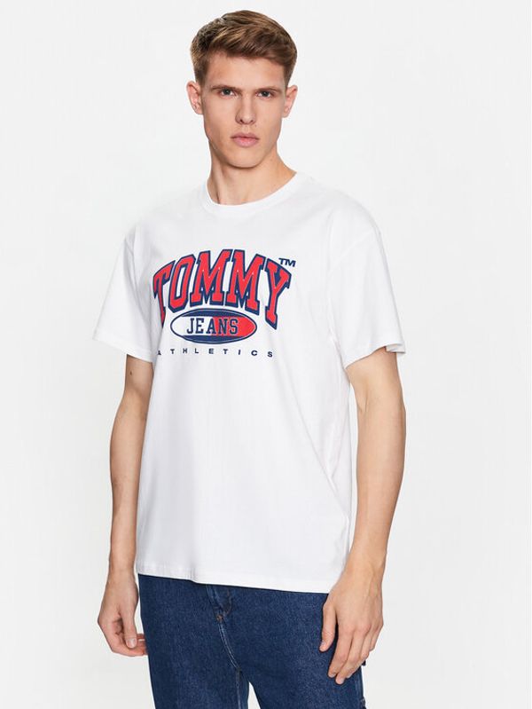 Tommy Jeans Tommy Jeans Тишърт DM0DM16407 Бял Relaxed Fit