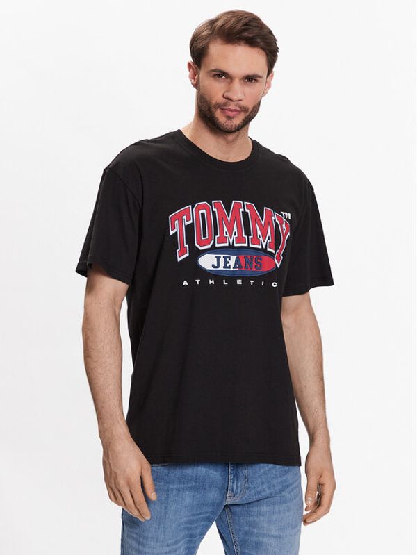 Tommy Jeans Tommy Jeans Тишърт DM0DM16407 Черен Relaxed Fit