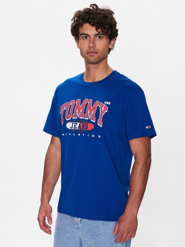 Tommy Jeans Tommy Jeans Тишърт DM0DM16407 Син Relaxed Fit