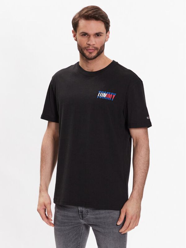Tommy Jeans Tommy Jeans Тишърт DM0DM16408 Черен Regular Fit