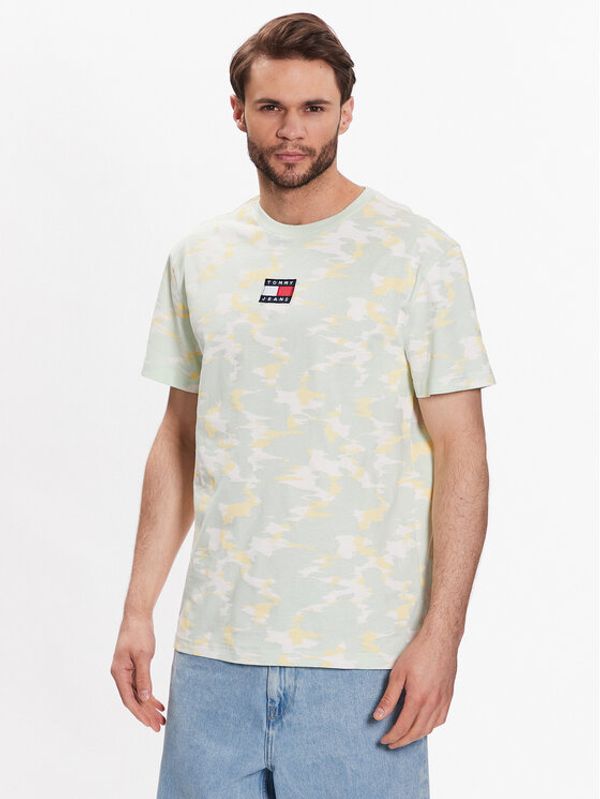 Tommy Jeans Tommy Jeans Тишърт DM0DM16420 Зелен Regular Fit