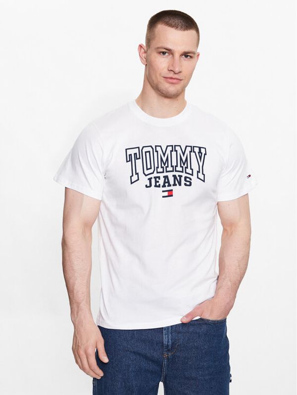 Tommy Jeans Tommy Jeans Тишърт DM0DM16831 Бял Regular Fit