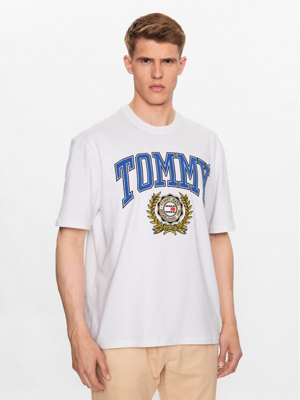 Tommy Jeans Tommy Jeans Тишърт DM0DM16832 Бял Relaxed Fit