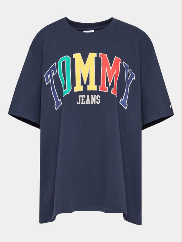 Tommy Jeans Tommy Jeans Тишърт DW0DW15694 Тъмносин Relaxed Fit