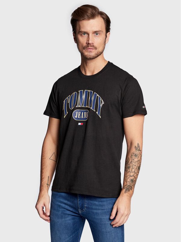 Tommy Jeans Tommy Jeans Тишърт Entry DM0DM15675 Черен Regular Fit