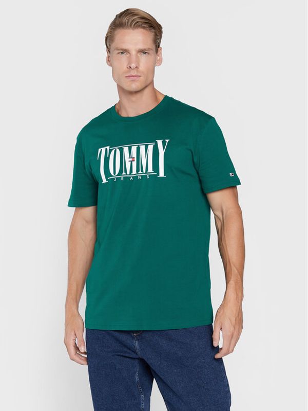 Tommy Jeans Tommy Jeans Тишърт Essentail DM0DM14993 Зелен Regular Fit