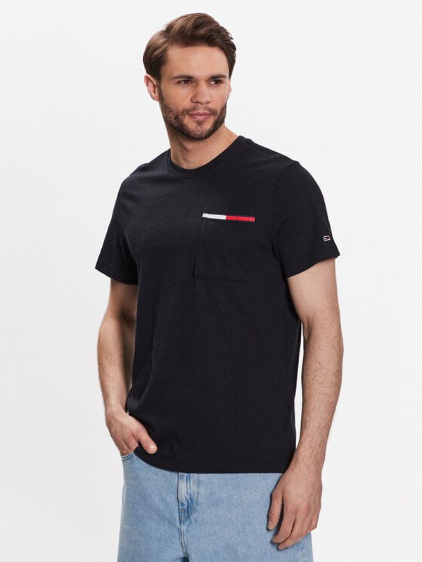 Tommy Jeans Tommy Jeans Тишърт Essential DM0DM13063 Черен Regular Fit