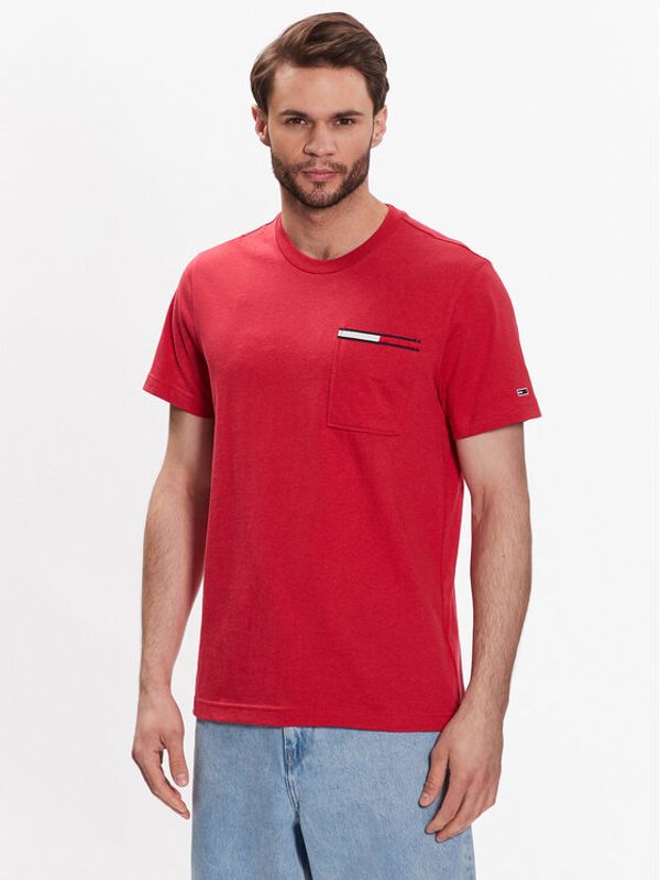 Tommy Jeans Tommy Jeans Тишърт Essential DM0DM13063 Червен Regular Fit