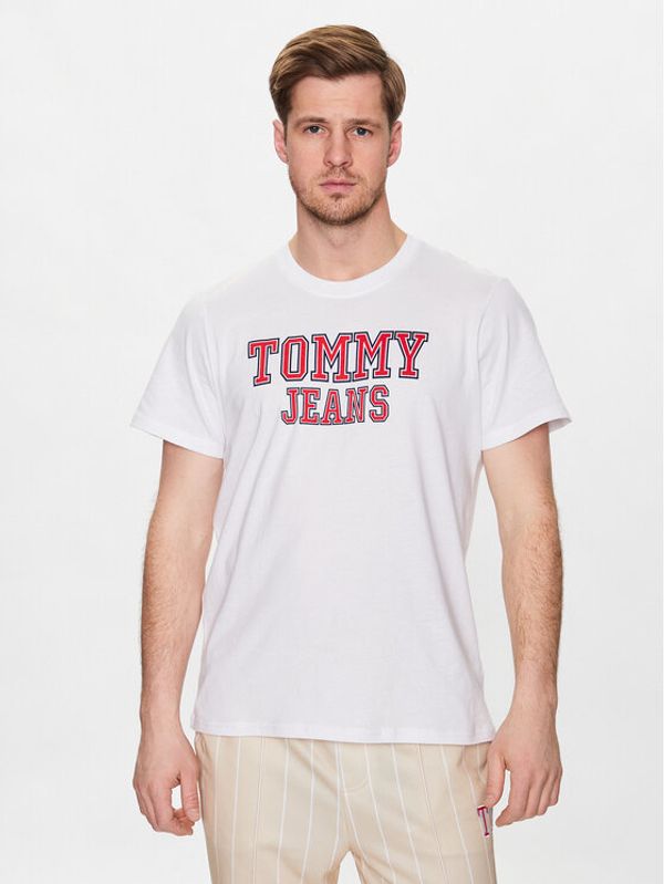 Tommy Jeans Tommy Jeans Тишърт Essential DM0DM16405 Бял Regular Fit