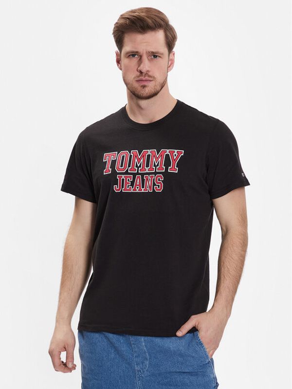 Tommy Jeans Tommy Jeans Тишърт Essential DM0DM16405 Черен Regular Fit