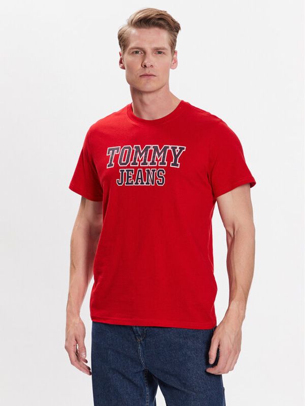 Tommy Jeans Tommy Jeans Тишърт Essential DM0DM16405 Червен Regular Fit