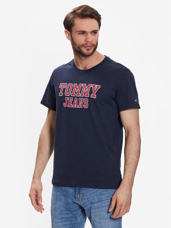 Tommy Jeans Tommy Jeans Тишърт Essential DM0DM16405 Тъмносин Regular Fit