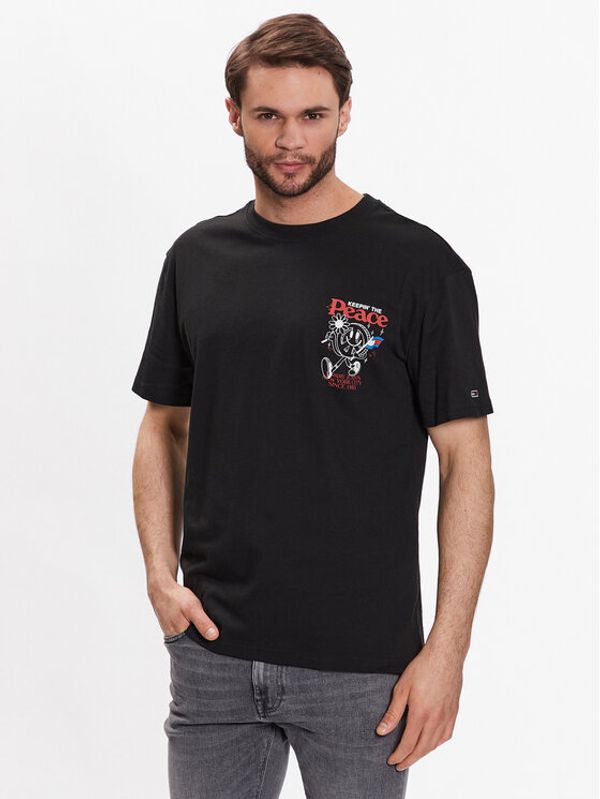Tommy Jeans Tommy Jeans Тишърт Homegrown DM0DM16226 Черен Regular Fit