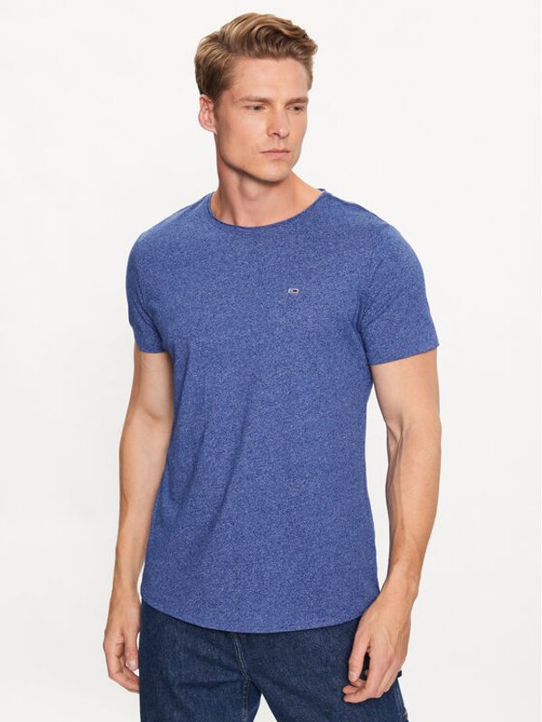 Tommy Jeans Tommy Jeans Тишърт Jaspe DM0DM09586 Тъмносин Slim Fit