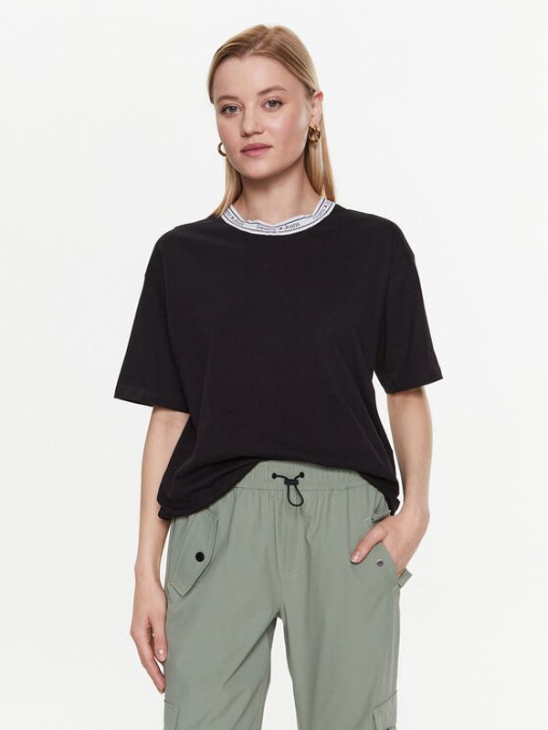 Tommy Jeans Tommy Jeans Тишърт Logo Taping DW0DW15301 Черен Regular Fit