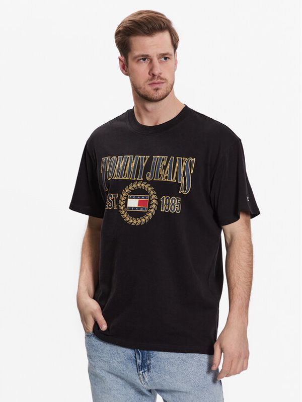 Tommy Jeans Tommy Jeans Тишърт Luxe DM0DM16231 Черен Relaxed Fit