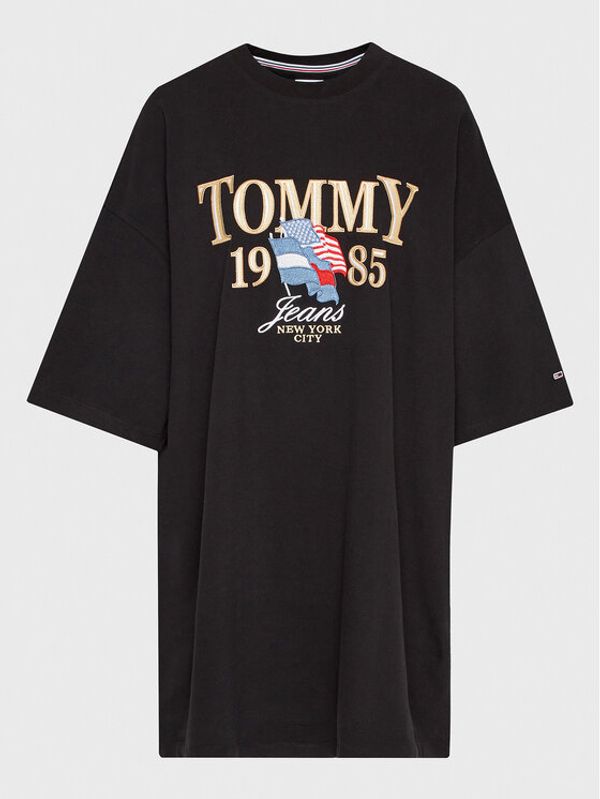 Tommy Jeans Tommy Jeans Тишърт Luxe DW0DW15087 Черен Regular Fit