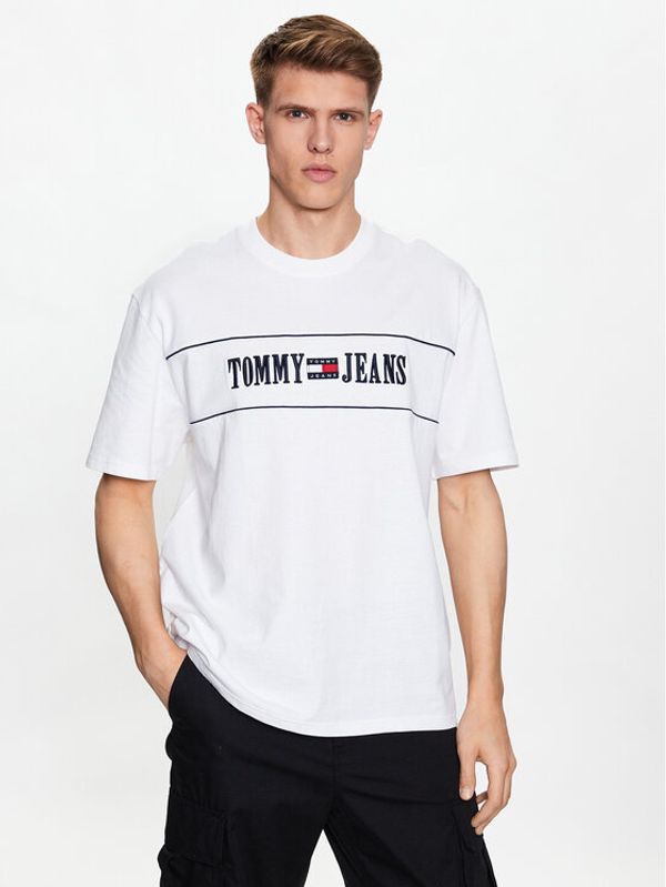 Tommy Jeans Tommy Jeans Тишърт Skate Archive DM0DM16309 Бял Relaxed Fit