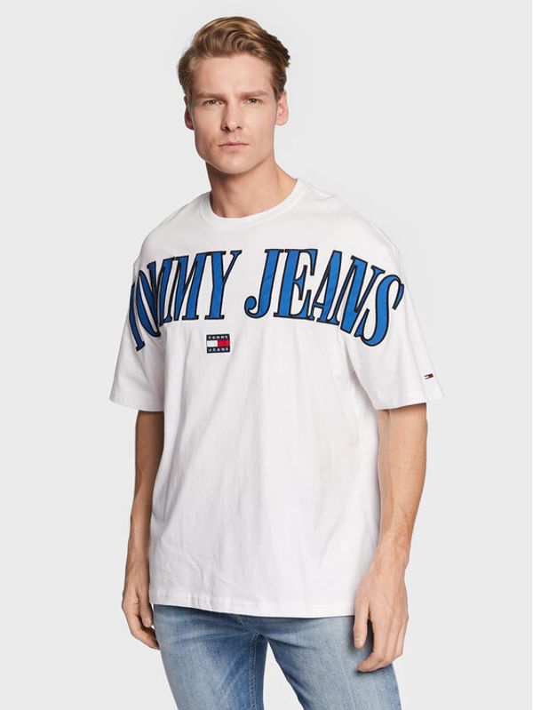 Tommy Jeans Tommy Jeans Тишърт Skater Archive Logo DM0DM15665 Бял Relaxed Fit