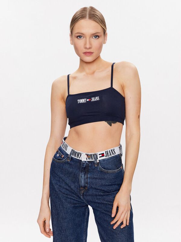 Tommy Jeans Tommy Jeans топ DW0DW15458 Тъмносин Cropped Fit
