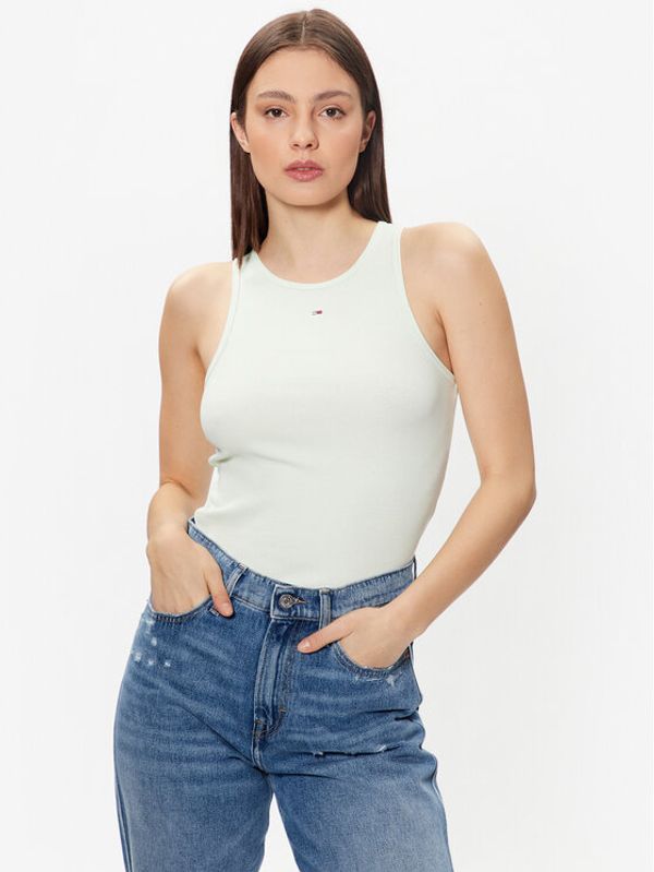 Tommy Jeans Tommy Jeans топ Essential DW0DW14875 Зелен Regular Fit