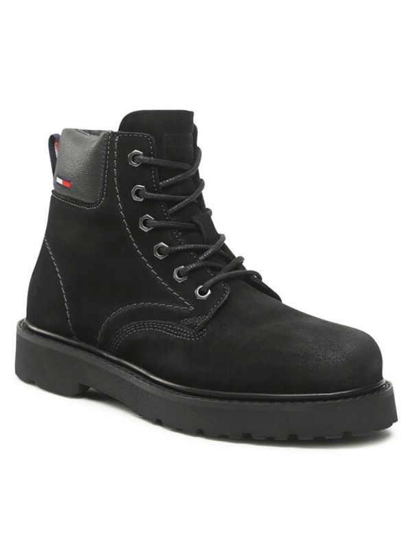 Tommy Jeans Tommy Jeans Туристически oбувки Bran Short lace Up EM0EM01059 Черен