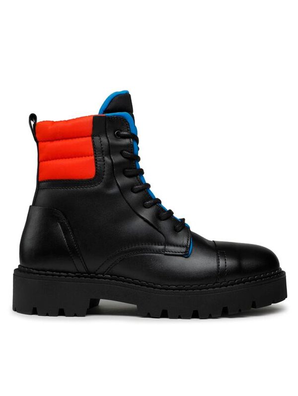 Tommy Jeans Tommy Jeans Туристически oбувки Padded Lace Up Heritage Boot EM0EM01063 Черен