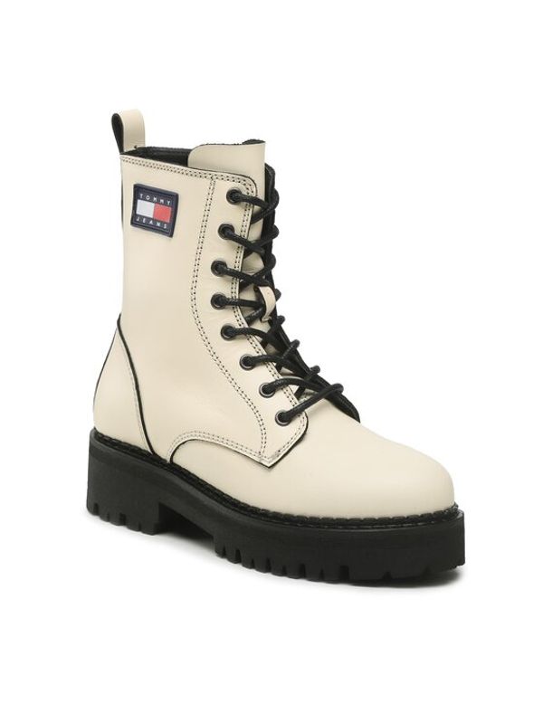 Tommy Jeans Tommy Jeans Туристически oбувки Urban Tommy Jeans Piping Boot EN0EN01997 Бежов