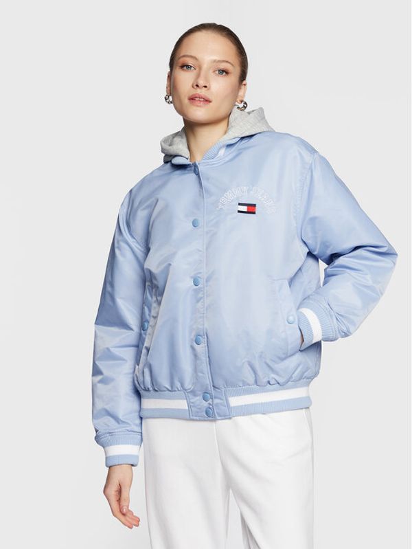 Tommy Jeans Tommy Jeans Яке бомбър Graphic DW0DW14936 Син Regular Fit