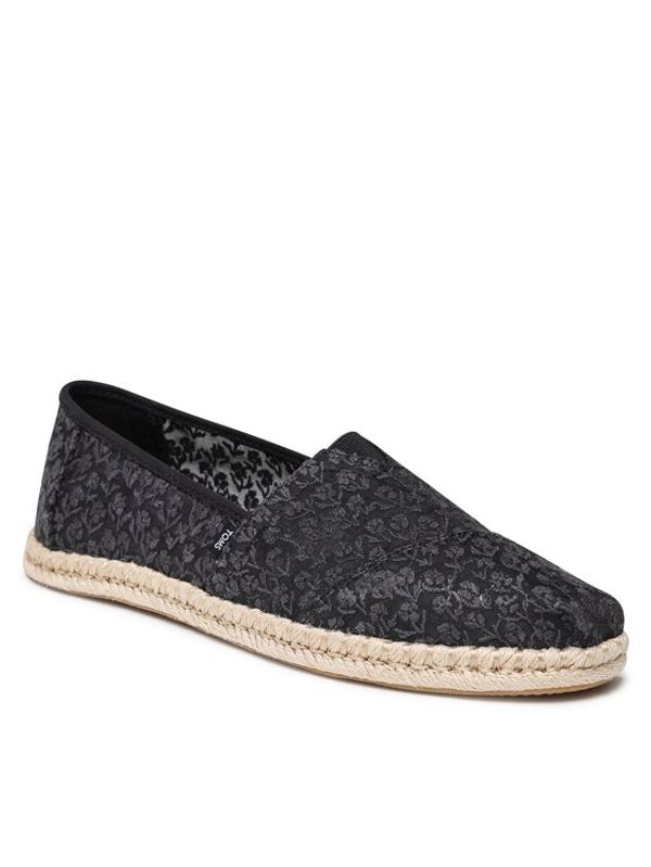 Toms Toms Еспадрили Alpargata Rope 10019904 Черен